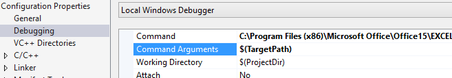 set debugging options